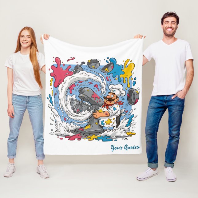 Couverture Polaire Chaotic Chef With Exploding Mixer (En situation)