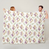 Chapeaux Crème Rubans Violets Anniversaire