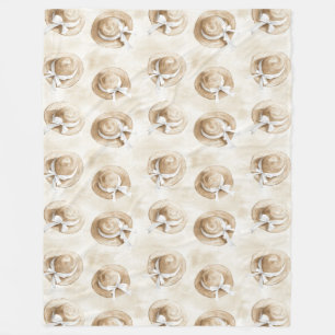 Couverture Polaire Chapeaux de plage Cream Sand  