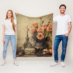 Couverture Polaire Chariot Halloween vintage (4)