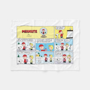 Couverture Polaire Charlie Brown Boule à neige