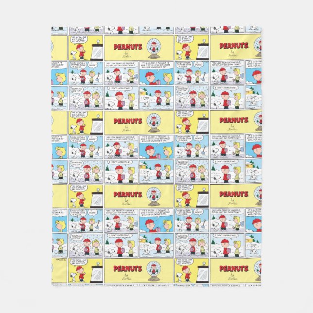 Couverture Polaire Charlie Brown | Boule à neige (Devant)