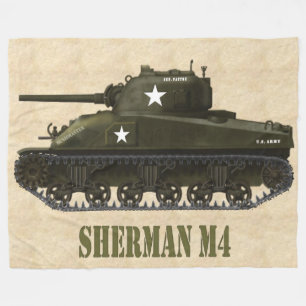 COUVERTURE POLAIRE CHARR DE COMBAT SHERMAN M4 AMÉRICAIN DE LA WWII
