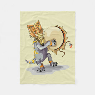 Couverture Polaire Chasmosaurus Dansant Un Rituel De Shaman