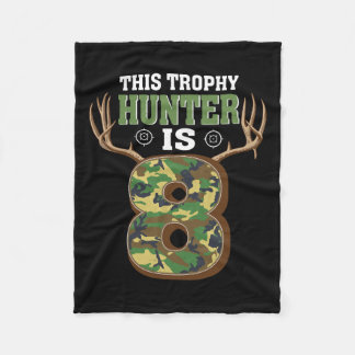 Couverture Polaire Chasse 8 ans 8 ans Fête de l'Anniversaire Chasseur