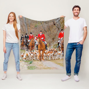 Couverture Polaire Chasse aux chiens