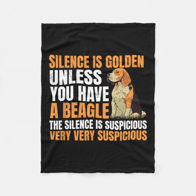 Couverture Polaire Chasse beagle de petit chien parfumé Pet éleveur S (Devant)