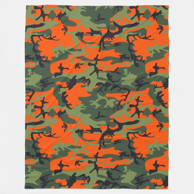 Couverture Polaire Chasse Camo (Devant)
