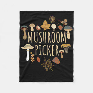 Couverture Polaire Chasseur de champignons Champignons Picker