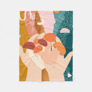 Couverture Polaire Chasseur De Champignons Je Collecte Des Champignon