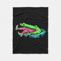 Chasseur de crocodiles drôle Saison de chasse Chas