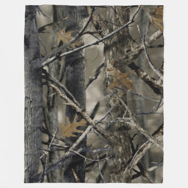 COUVERTURE POLAIRE CHASSEURS CAMO 1 DE CERFS COMMUNS (Devant)