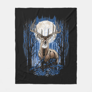 Couverture Polaire Chasseurs Deer Chasse Big Whitetail Buck