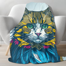 Chat a Mangé la Plume de Canari | Art de Portrait