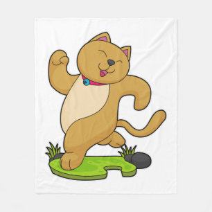 Couverture Polaire Chat avec Choker à l'exécution