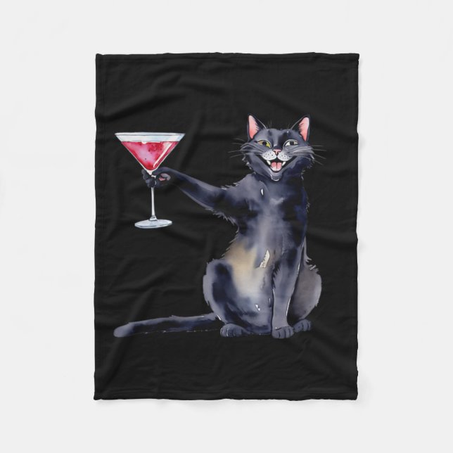 Couverture Polaire Chat Avec Martini Gl Tail (Devant)