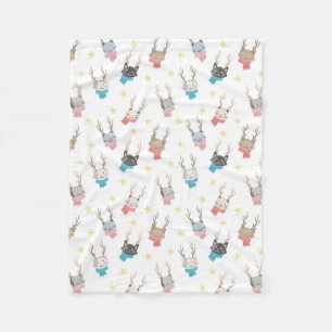Couverture Polaire Chats De Vacances 'Meowny Christmas' En Motif Antl