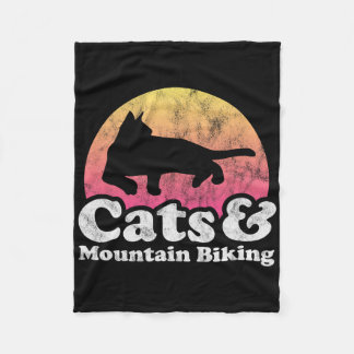Couverture Polaire Chats et VTT Chat et Vélo Tout Terrain Pour