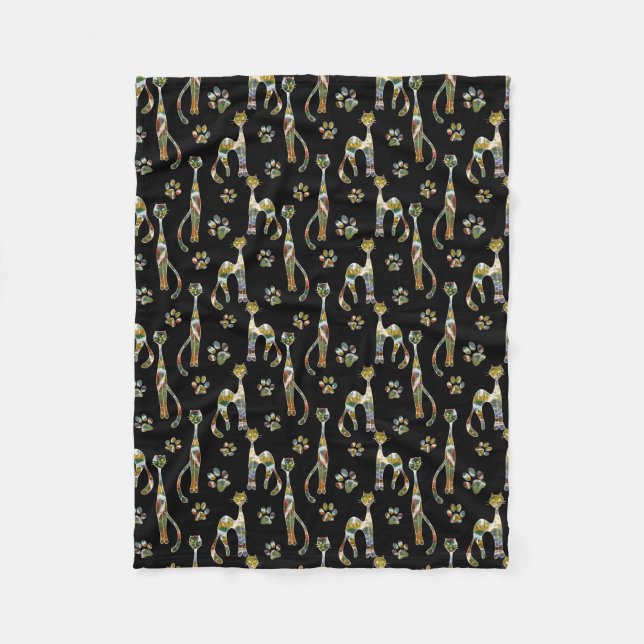 Couverture Polaire Chats mignons (Devant)