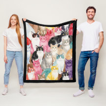 Chats multicolores