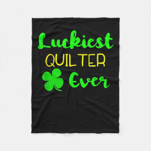 Couverture Polaire Chauffeur Quilter Jamais Patricks Jour Irlandais Q