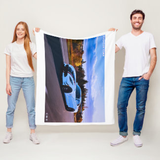 Couverture Polaire Chaussure polaire hiver voiture de sport blanc