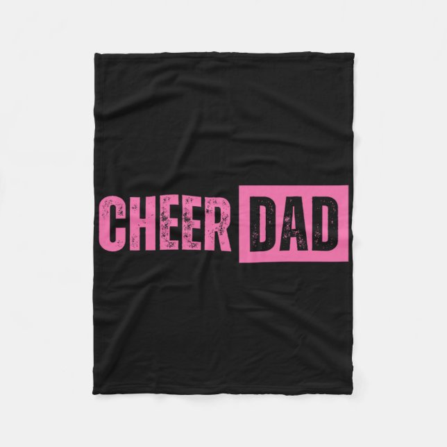 Couverture Polaire Cheer Papa Rose Pom-Pom  (Devant)