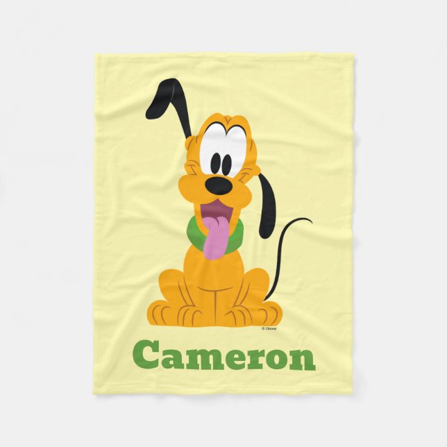 Couverture Polaire Cheerful Pluto Puppy Graphic (Devant)