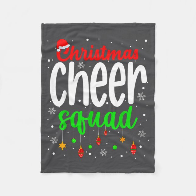Couverture Polaire Cheerleading Srts Lover Christmas Cheer Squad  (Devant)