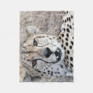 Couverture Polaire Cheetah Portrait
