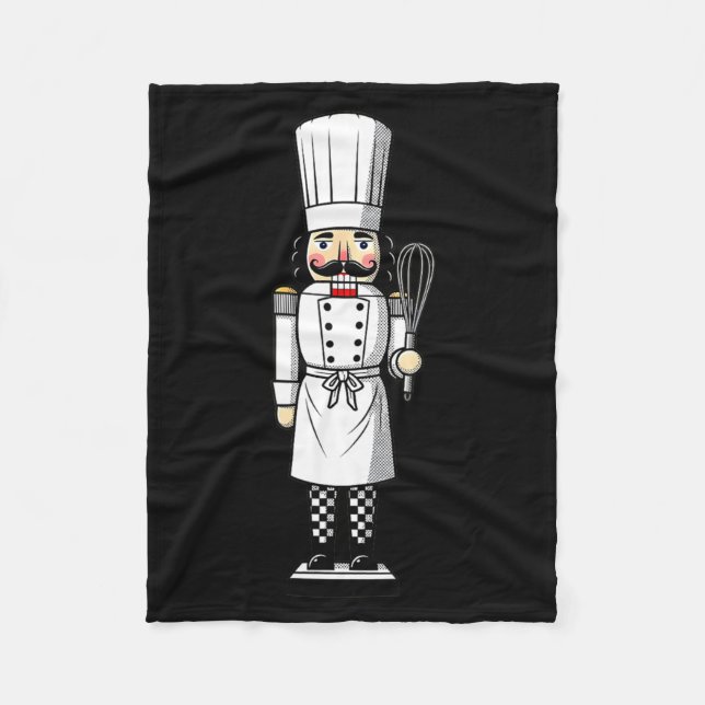 Couverture Polaire Chef Nutcracker Cook Hat Xmas  (Devant)