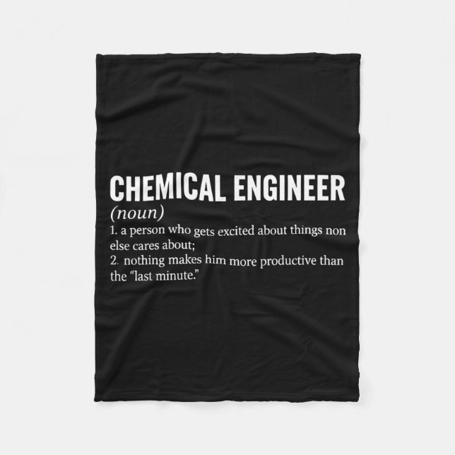 Couverture Polaire Chemical Engineer Profession Definition Engineerin (Devant)