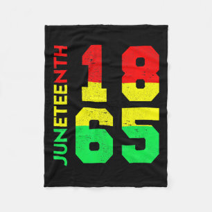 Couverture Polaire Chemise 1865 Hommes Juneteenth est mon jour de l'i