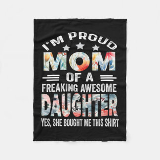 Couverture Polaire Chemise De Fête Des Mères Pour Maman De La Fille