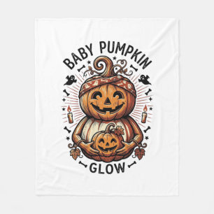 Couverture Polaire Chemise de grossesse citrouille Halloween vintage