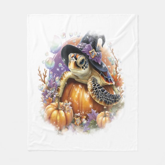 Couverture Polaire Chemise de mer Halloween de mer (Devant)