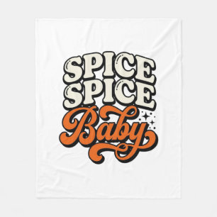 Couverture Polaire Chemise de typographie rétro vintage Spice Spice B