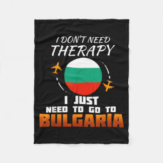 Couverture Polaire Chemise Drapeau Bulgare Drôle Cadeau Vacances Bulg