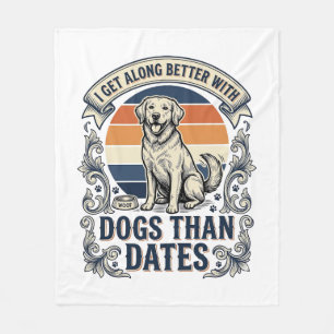 Couverture Polaire Chemise drôle pour amateur de chien Citation de gr