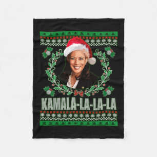 Couverture Polaire Chemise Harris Kamala La La La Femmes Noël dégueu