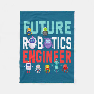 Couverture Polaire Chemise Ingénieur en robotique du futur Ingénieur 