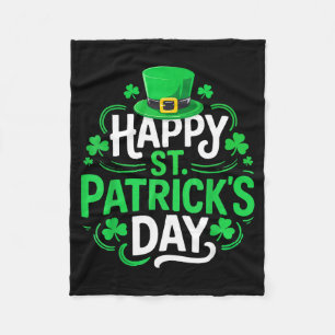 Couverture Polaire Chemise joyeuse St Patrick drôle hommes irlandais
