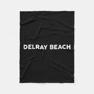 Couverture Polaire Chemise Qui Dit Delray Beach City Delray Beach