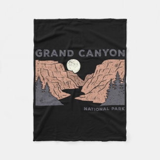 Couverture Polaire Chemise Rétro Grand Canyon Arizona Femmes National