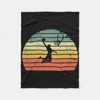 Couverture Polaire Chemise Vintage Retro Sketll Dunk Couleurs Coucher