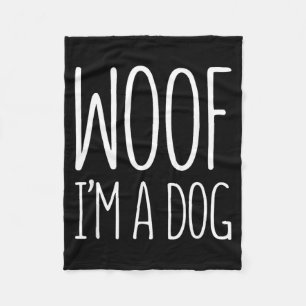 Couverture Polaire Chemise Woof A Dog Hommes Femmes Enfants Costume H