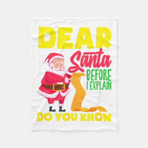 Couverture Polaire Cher Père Noël avant d'expliquer combien vous save