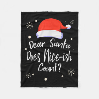Couverture Polaire Cher Père Noël fait des blagues de Noël drôles ass