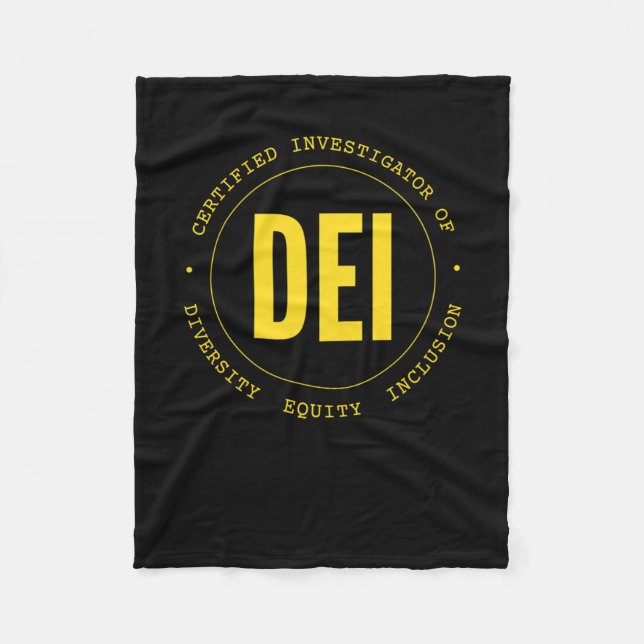 Couverture Polaire Chercheur Certifié De Dei Diversity Equity Inc (Devant)