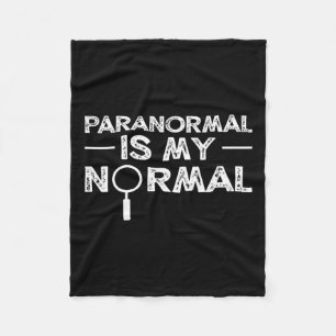 Couverture Polaire Chercheur Paranormal Chasse Fantôme Drôle Cadeau
